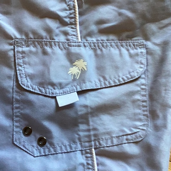 2/$20 Trunks surf&swim co Baby blue with white trim medium swim trunks … - Picture 9 of 9